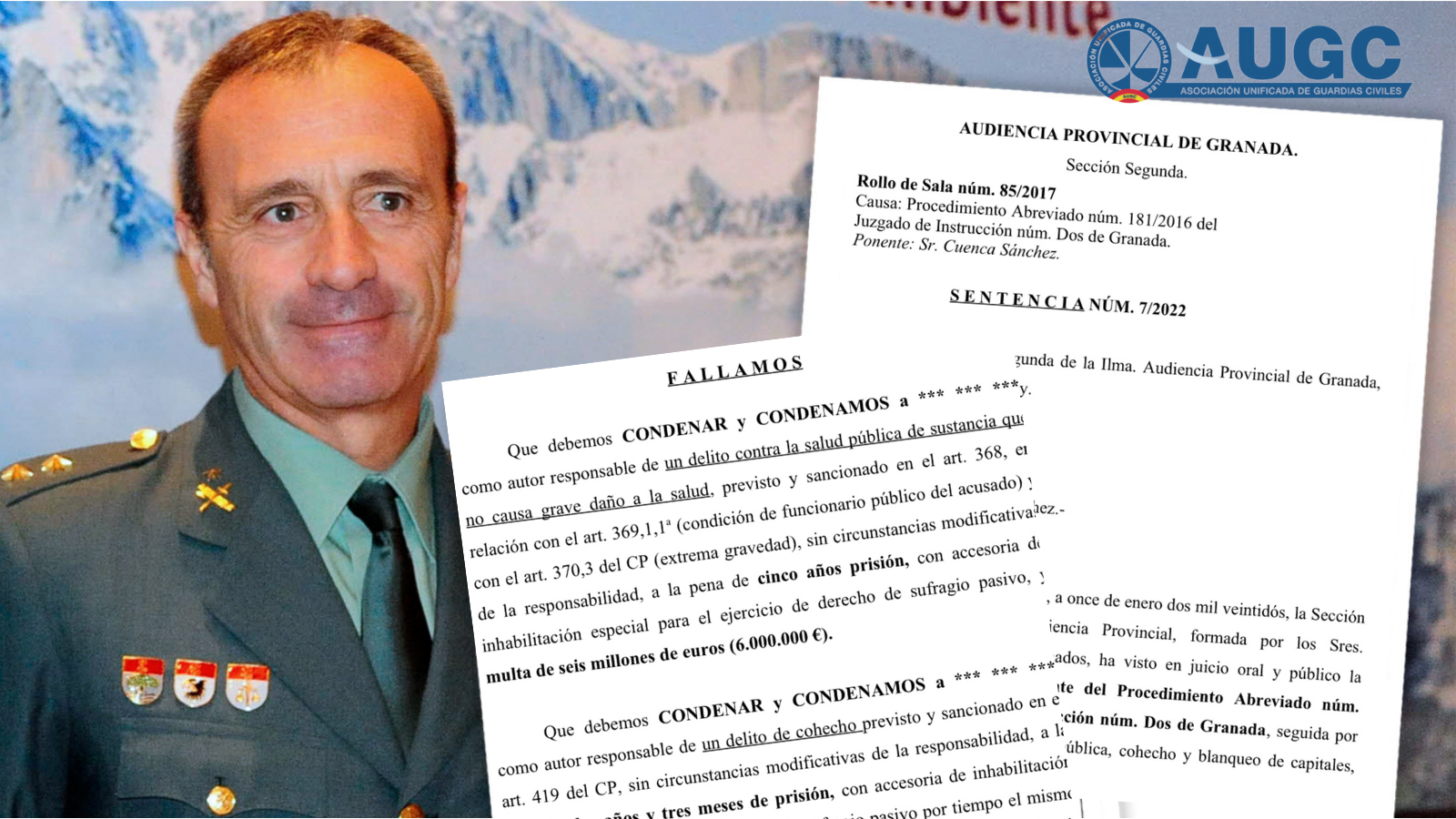 Condenado un alto mando de la Guardia Civil por tráfico de drogas y cohecho