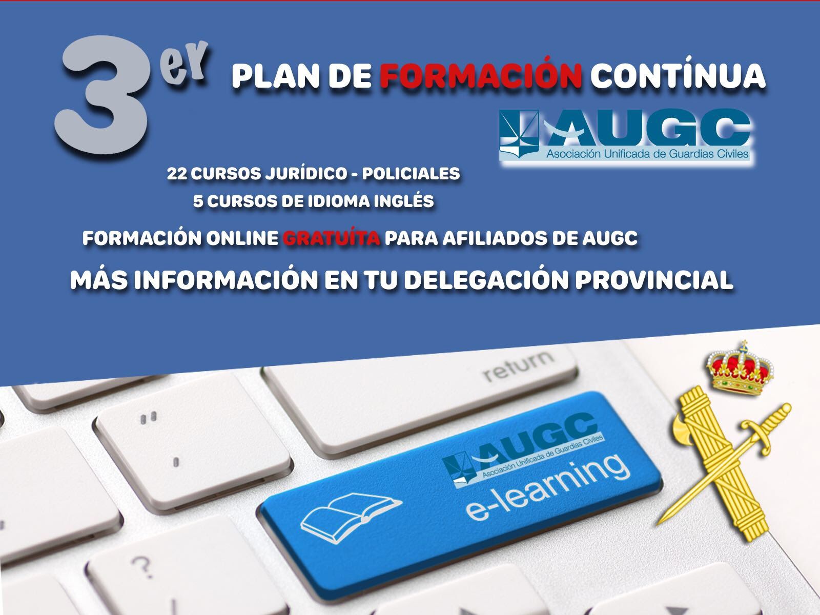 Recuerda que ya está a tu disposición el III Plan de Formación Continua de AUGC