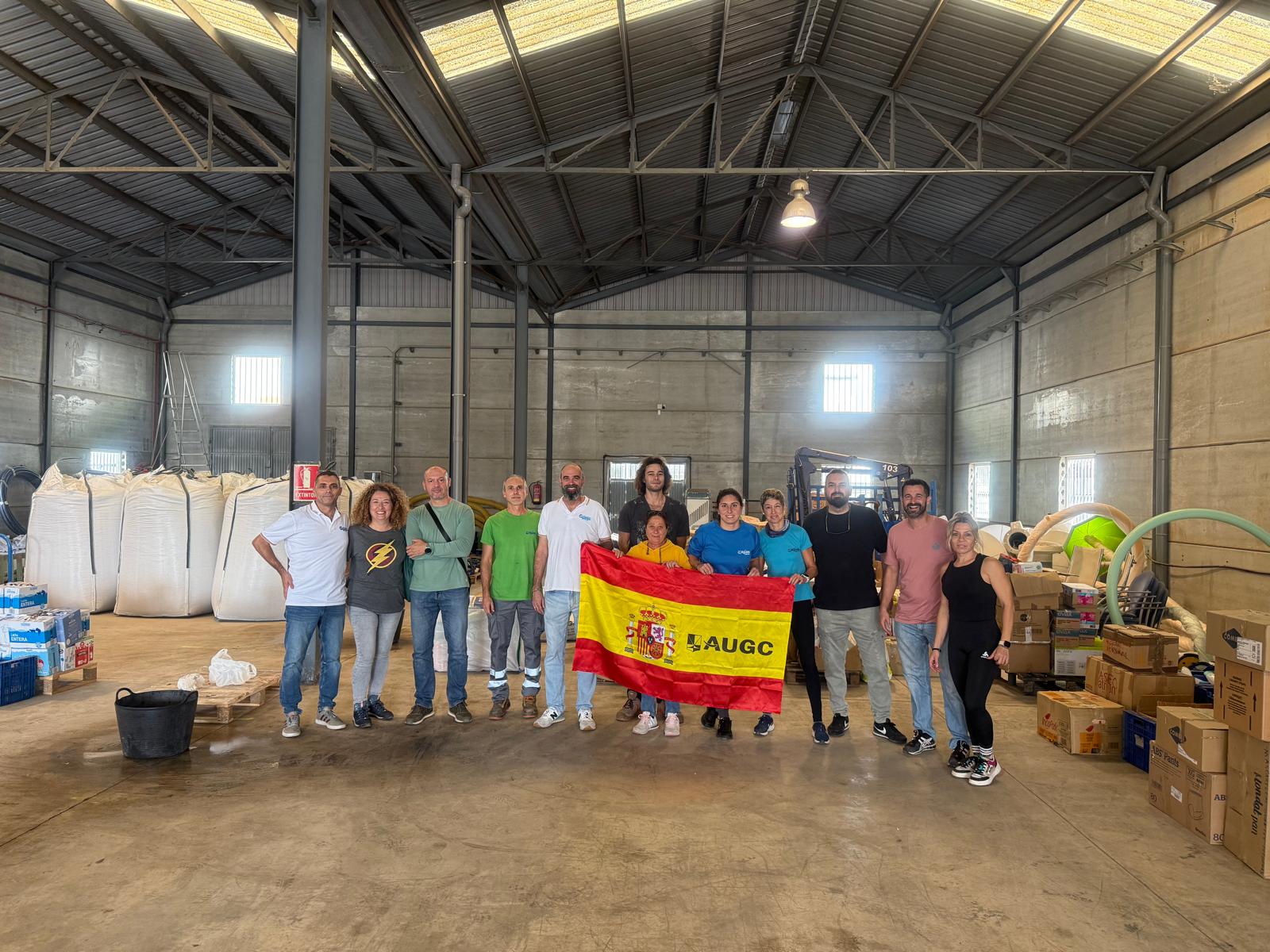 AUGC Sevilla al lado de las víctimas de la DANA