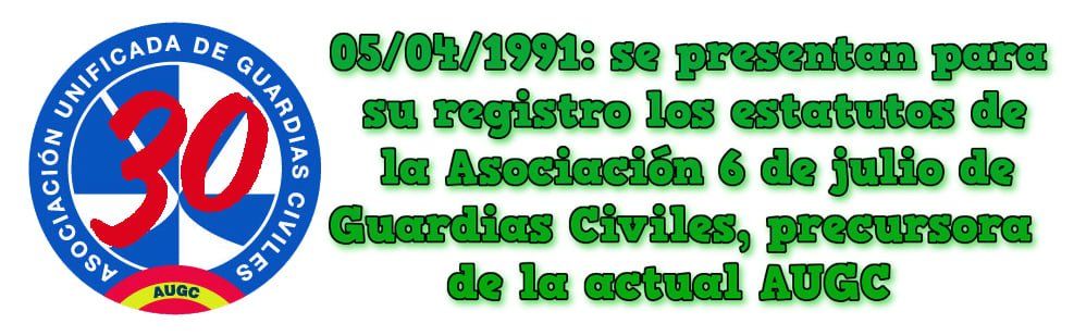 Treinta años desde la presentación de los primeros estatutos de AUGC