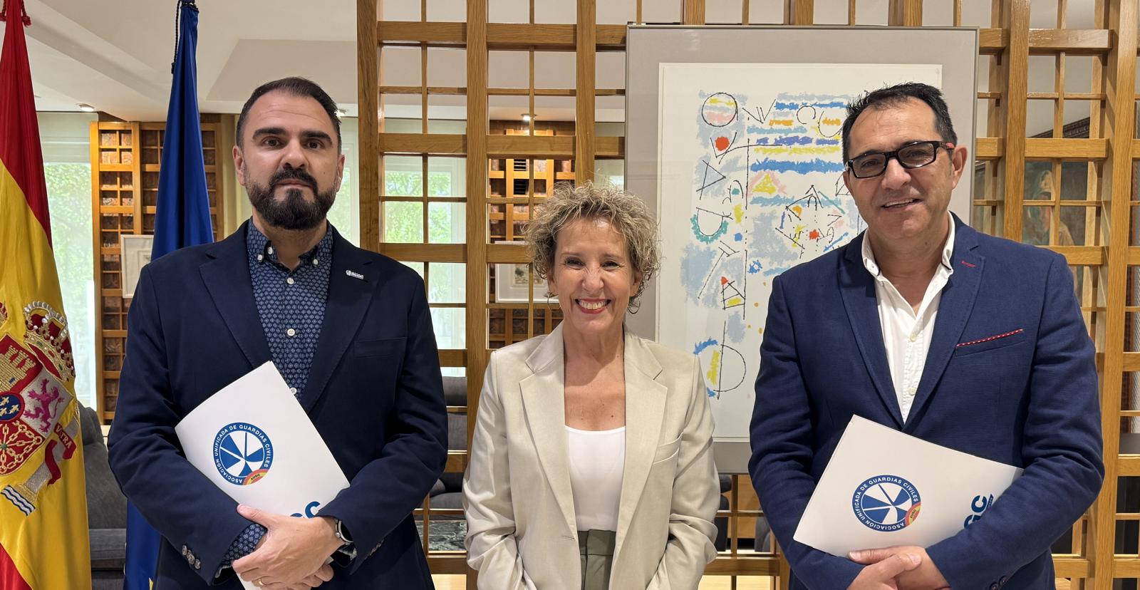 AUGC se reúne con Aina Calvo, recientemente nombrada Secretaria de Estado de Seguridad.