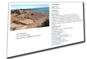 NOVEDAD WEB: Configura tu página de Inicio en la web de AUGC