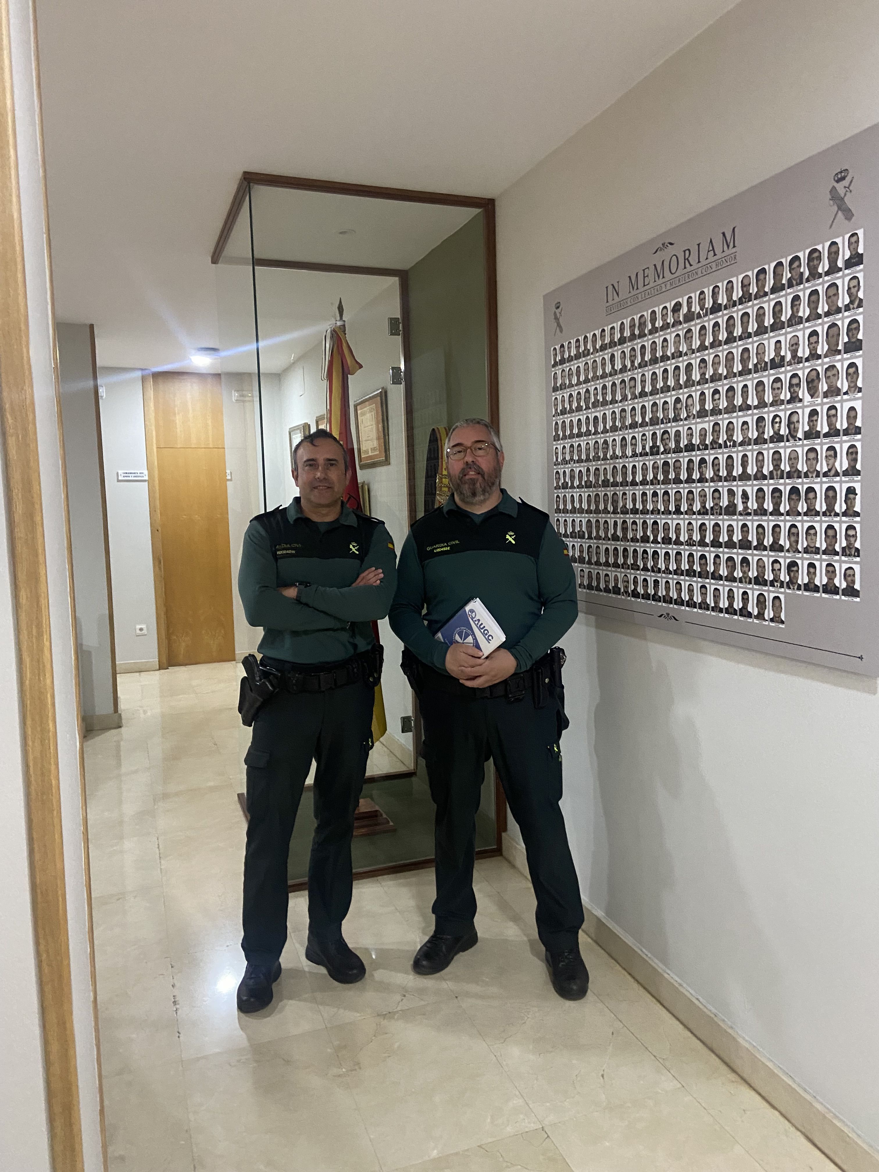 Reunión de AUGC con el Jefe de la XIII Zona de la Guardia Civil en Cantabria