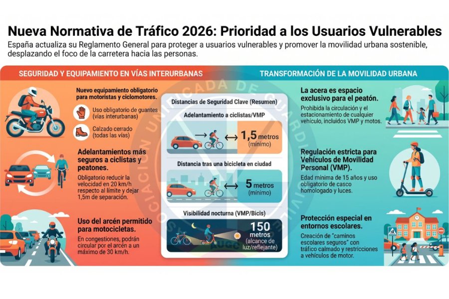 AUGC anticipa todo lo que cambia en carretera: la reforma del Reglamento General de Circulación ya es ley