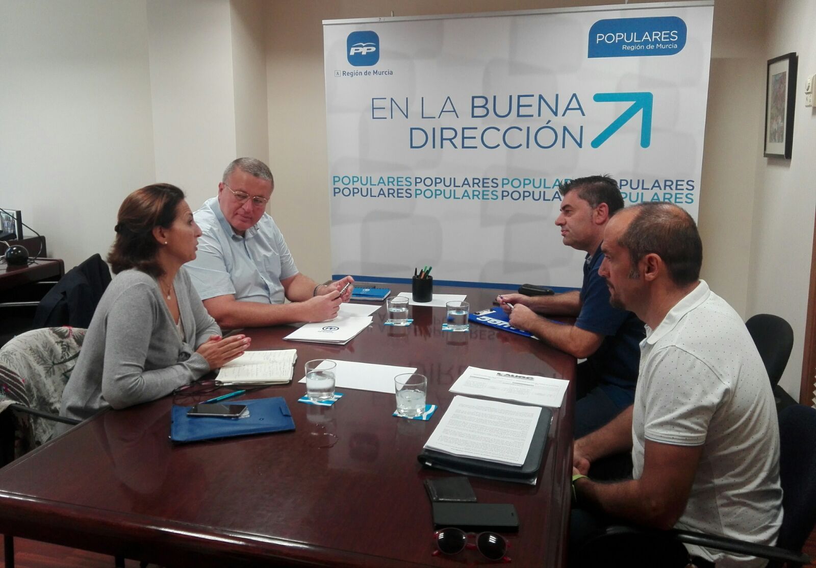 Resumen de la reunión mantenida por AUGC Murcia con representantes del Partido Popular en la Región