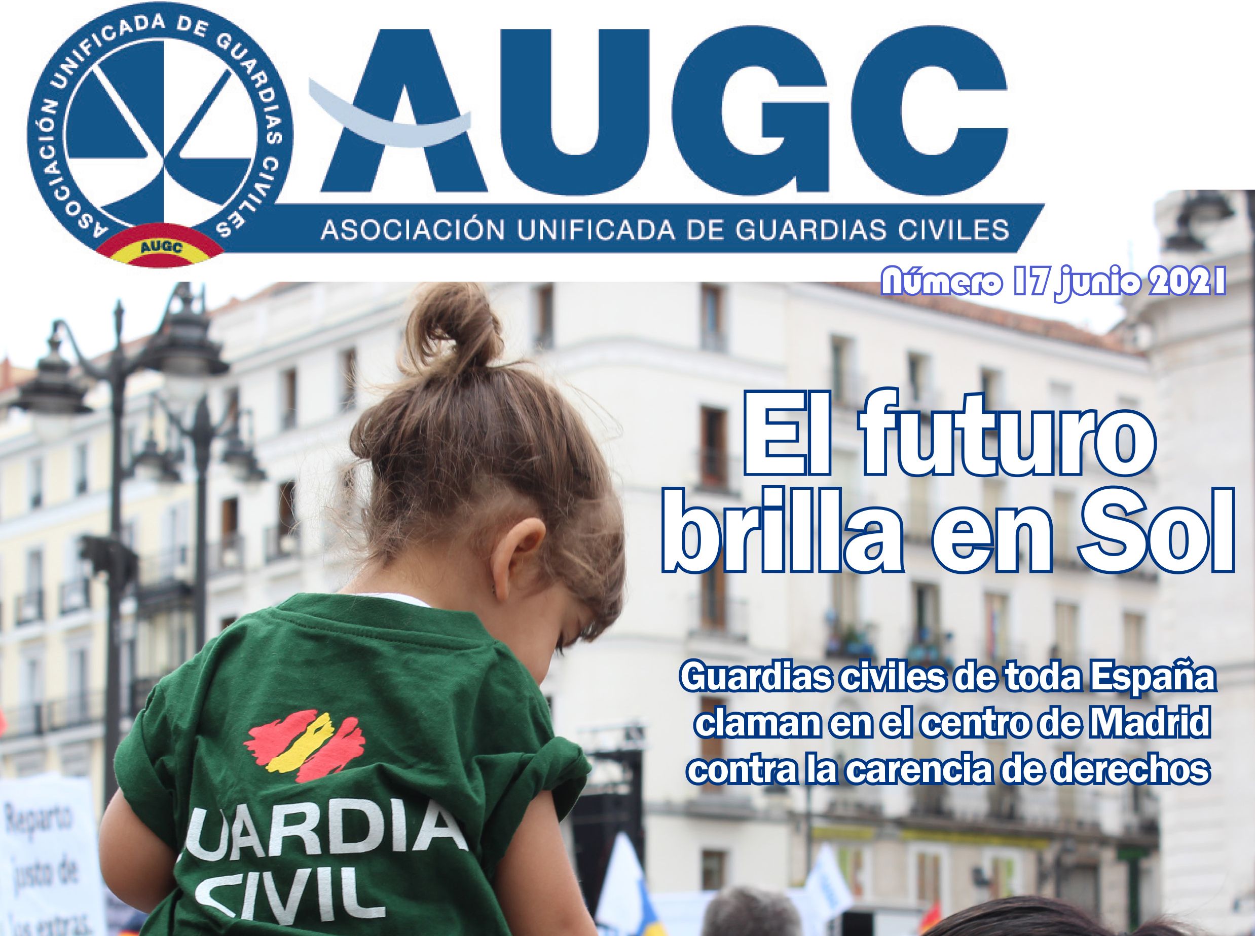 'El futuro brilla en Sol', portada del nuevo número de 'La Revista de AUGC'