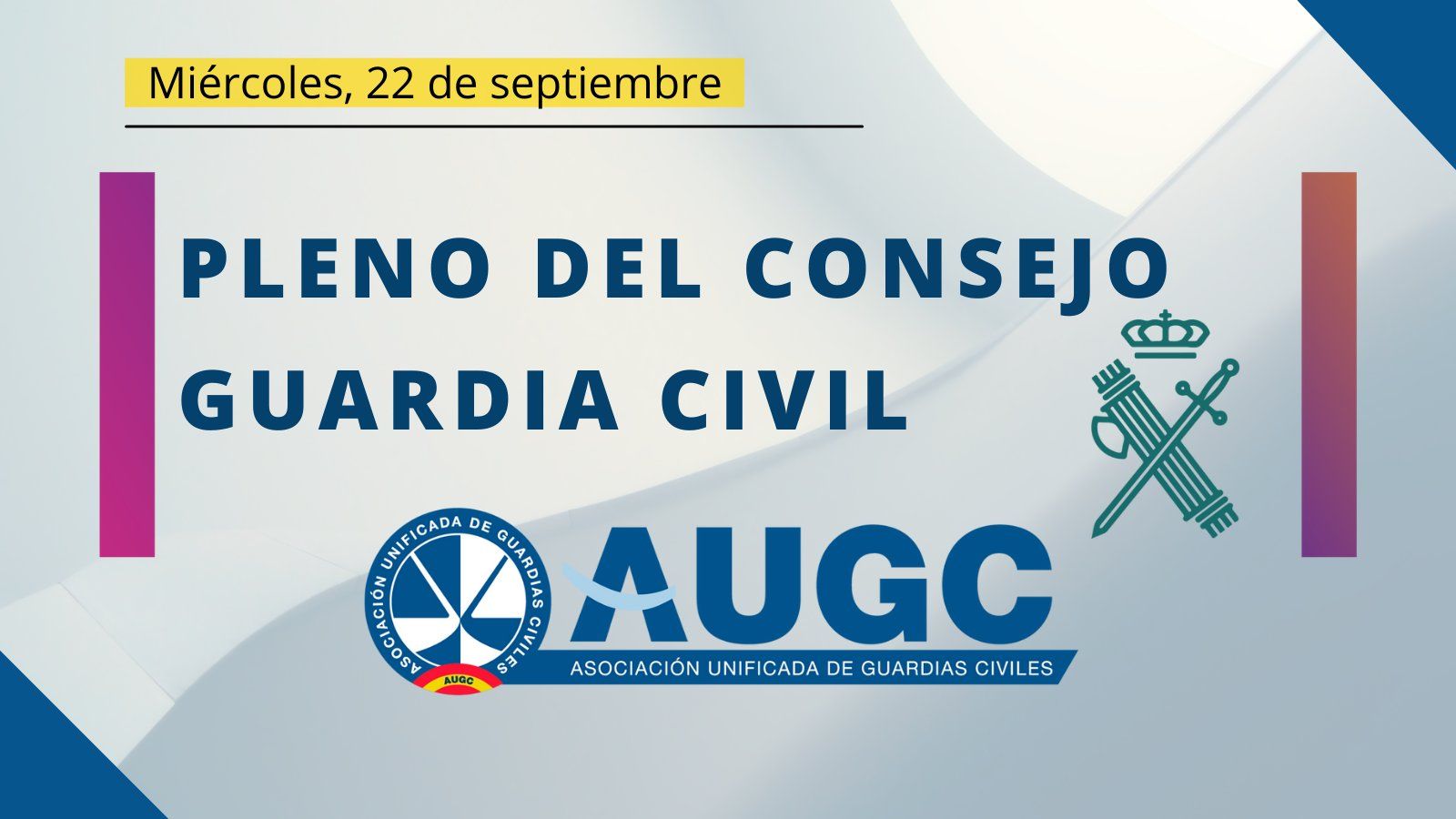 Resumen del último Pleno antes de las elecciones al Consejo de la Guardia Civil