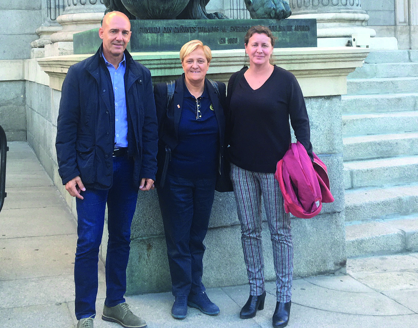 AUGC denuncia en el Congreso ante los portavoces de las comisiones de Igualdad e Interior del PSOE la discriminación de la mujer en la Guardia Civil.