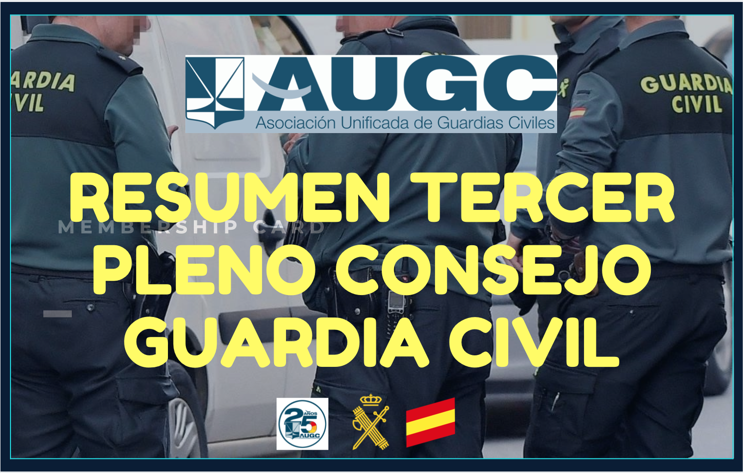 AUGC INFORMA: Tercer Pleno Consejo Guardia Civil 2019