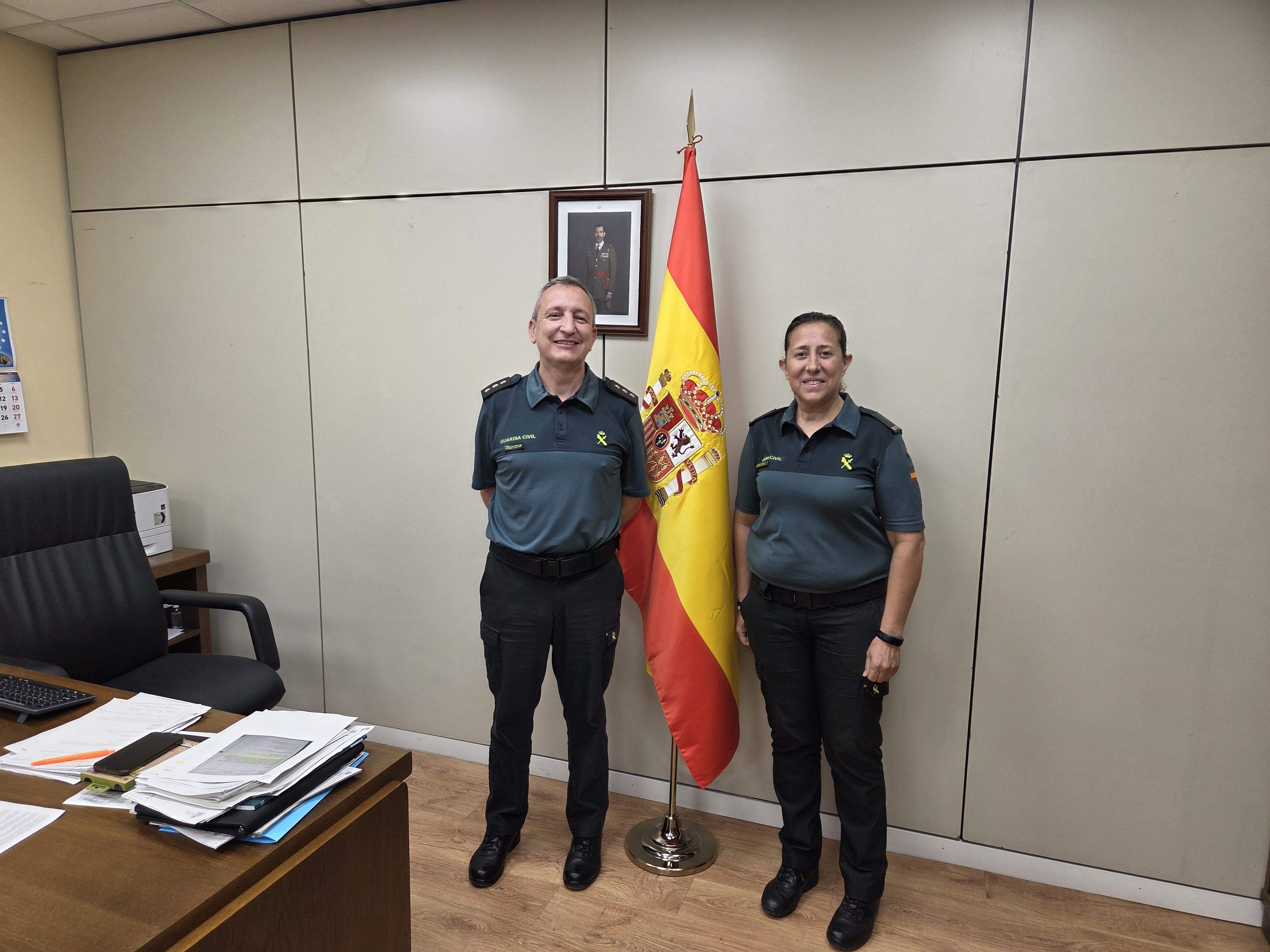 Reunión de la Coordinadora de Intervención de Armas y Explosivos con el Coronel de la ICAE