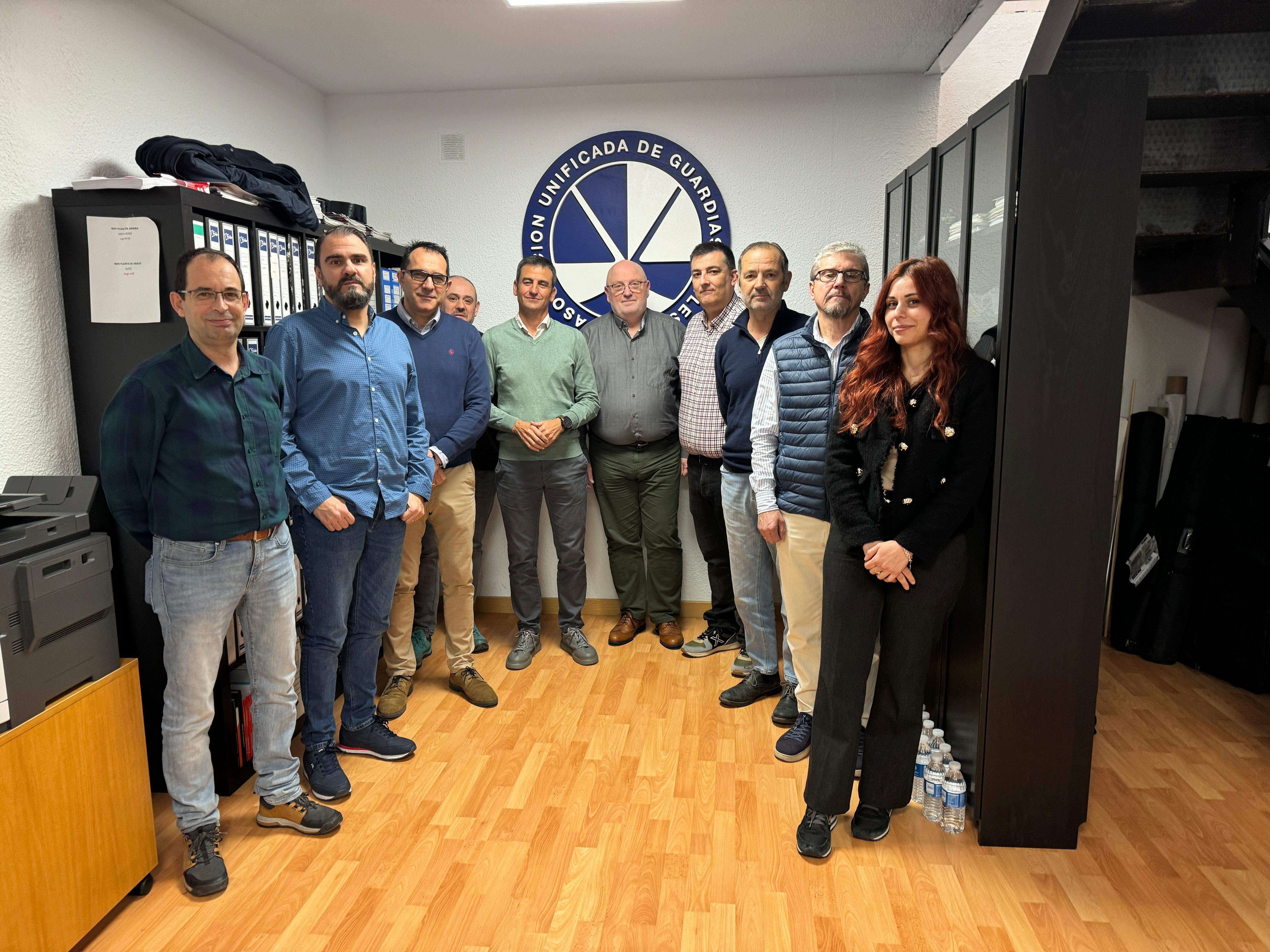 Exitosa reunión celebrada entre AUGC, AUME y la Organización Internacional EUROMIL en Madrid