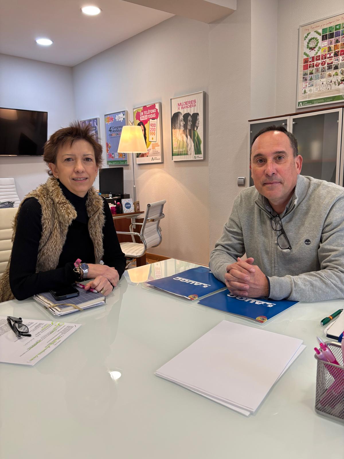 La Federación Andaluza de AUGC traslada la situación de la mujer en la Guardia Civil a la directora del Servicio Central del Instituto Andaluz