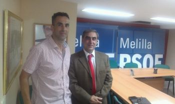 AUGC, SUP y CEP se reunen con el diputado socialista por Melilla, José Martínez del Olmo, para tratar de la situación en la frontera con Marruecos