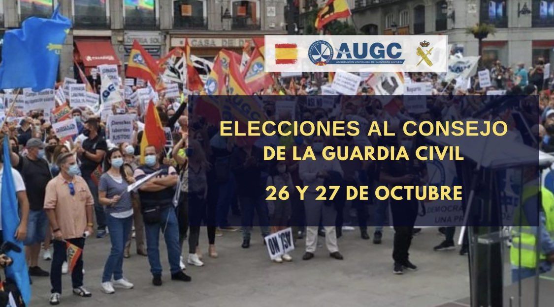 Segunda jornada para votar en las elecciones al Consejo: los guardias civiles deciden su futuro