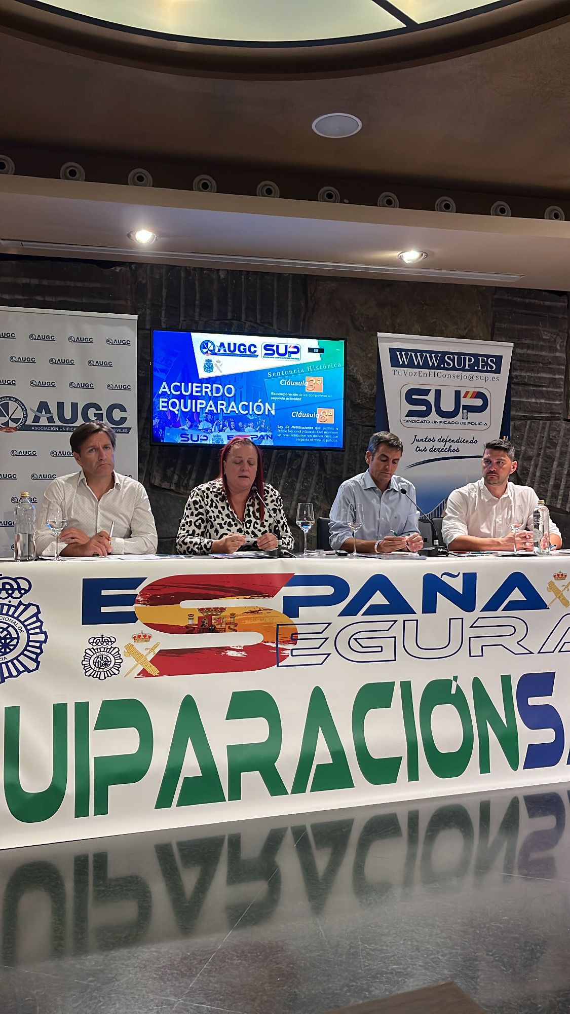 AUGC y SUP demandan al Ministerio del interior la convocatoria urgente de una mesa de diálogo y negociación para cumplir la sentencia de la Audiencia