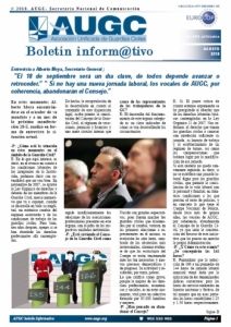 DESCARGATE EL BOLETÍN INFORMATIVO DE AGOSTO