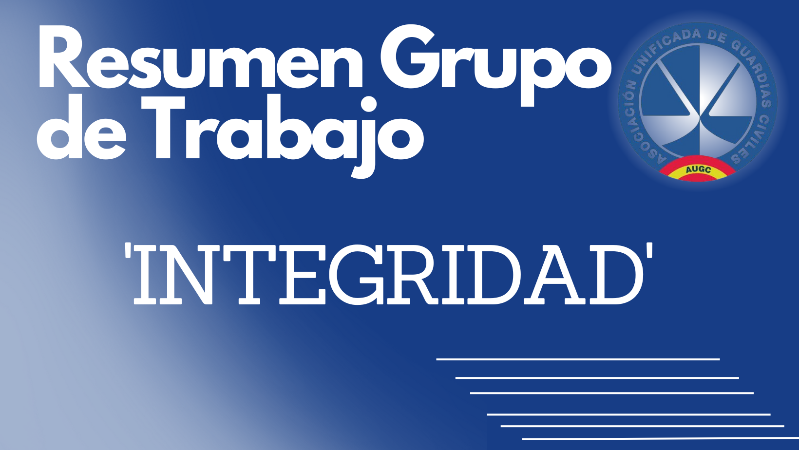 Resumen del Grupo de Trabajo de Integridad celebrado el 29 de enero de 2024