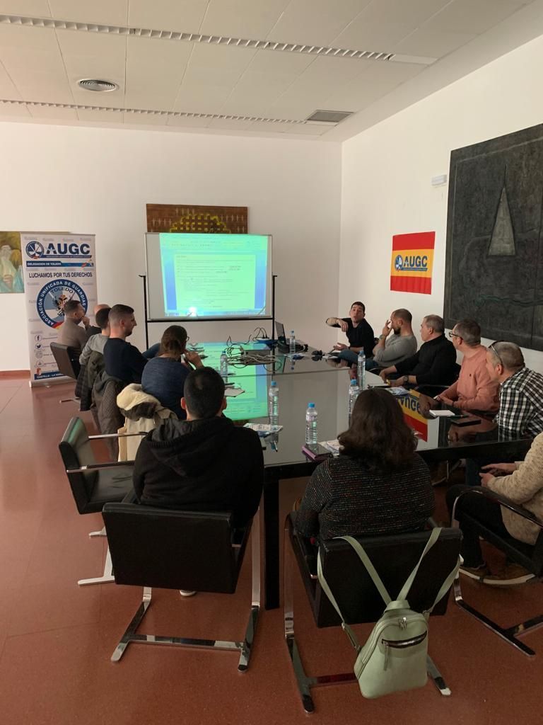 AUGC Toledo organiza una formación sobre violencia de género con gran acogida entre las Fuerzas y Cuerpos de Seguridad del Estado