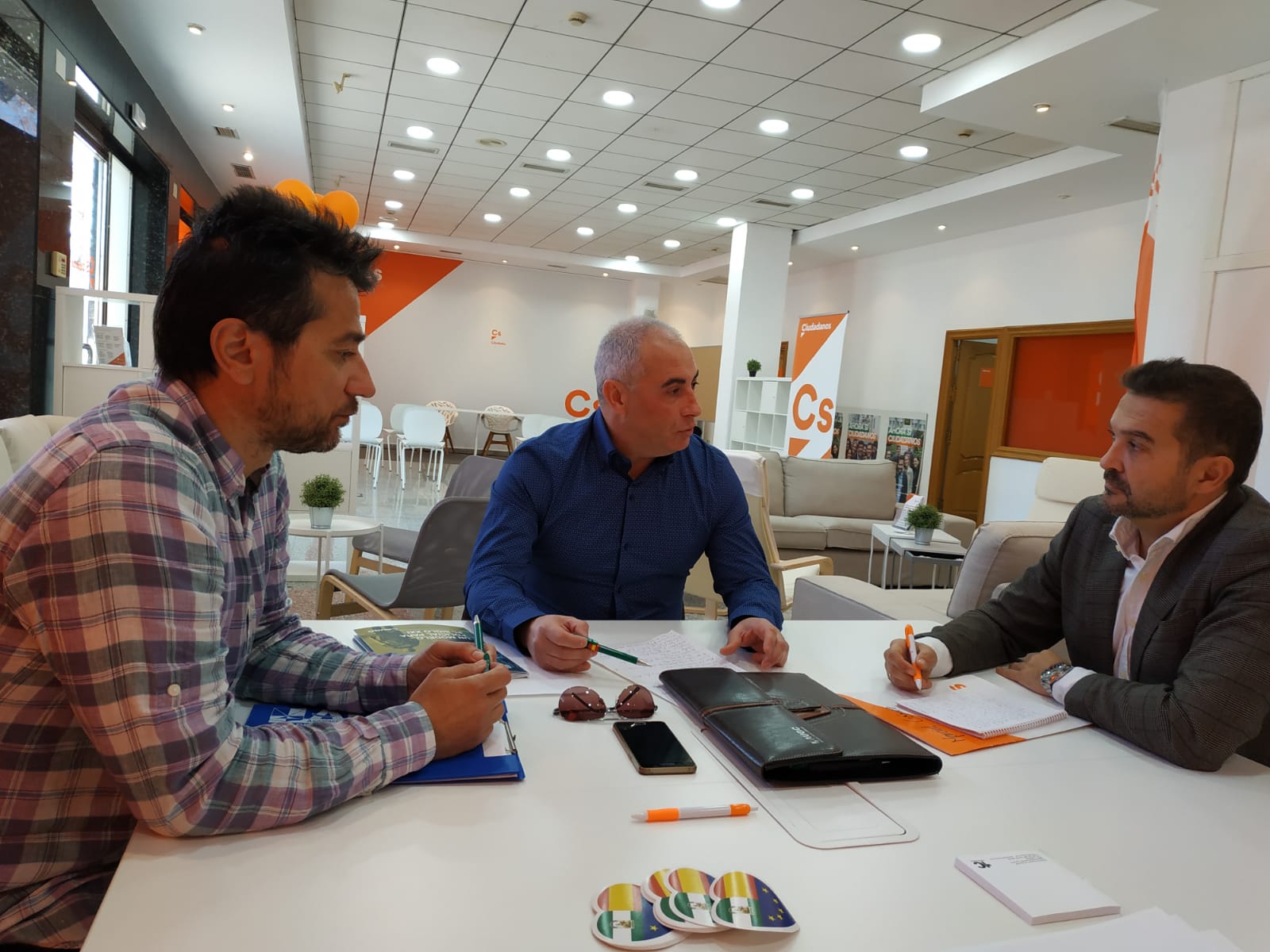 AUGC le traslada a Ciudadanos en Córdoba su propuesta de un nuevo modelo policial