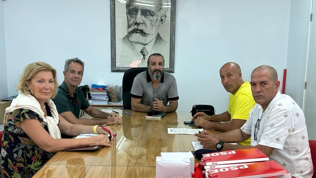 AUGC Ceuta traslada al PSOE la grave situación de la Guardia Civil en el territorio