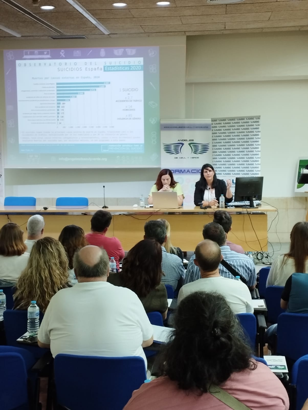AUGC Murcia organiza las “Jornadas de Prevención del Suicidio” con un gran éxito de asistencia