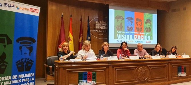 Presentación en Albacete de la Plataforma de Mujeres Policías y Militares para su visibilización