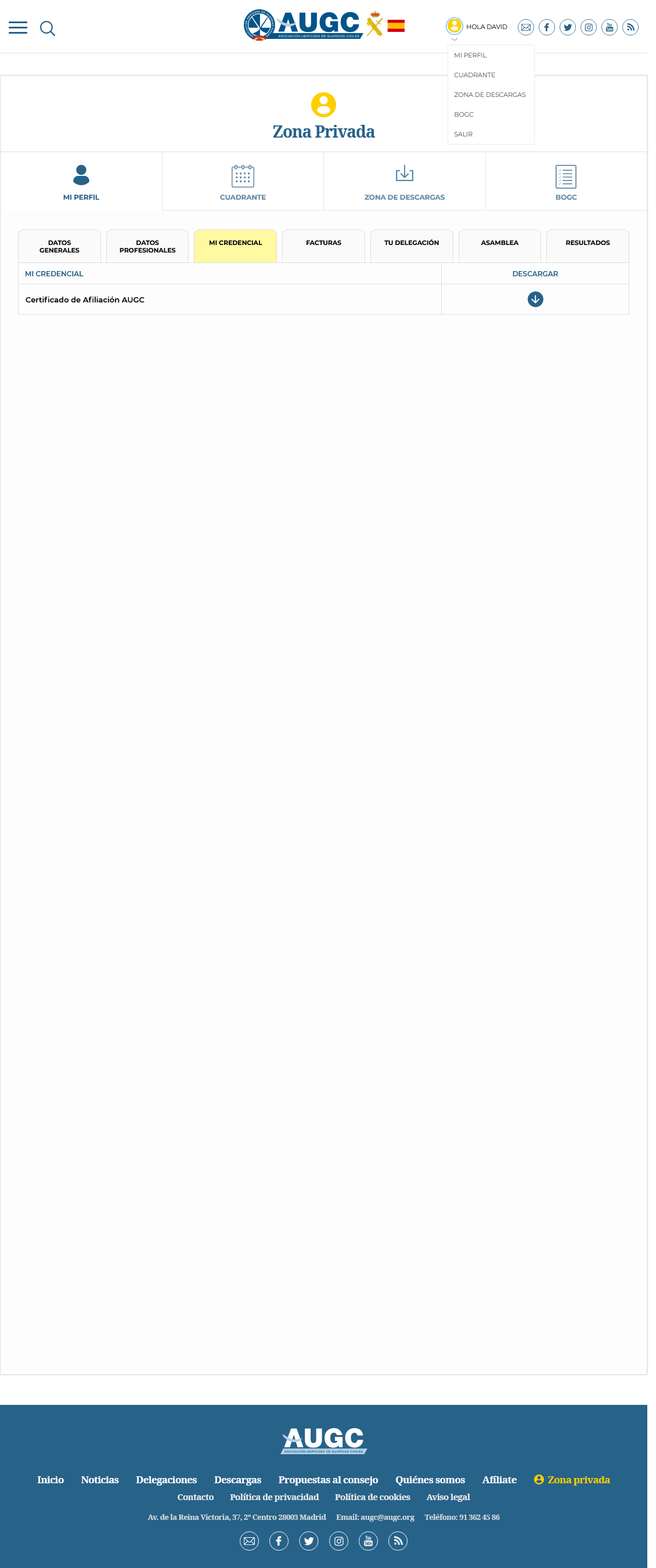Descárgate el Certificado de Afiliación