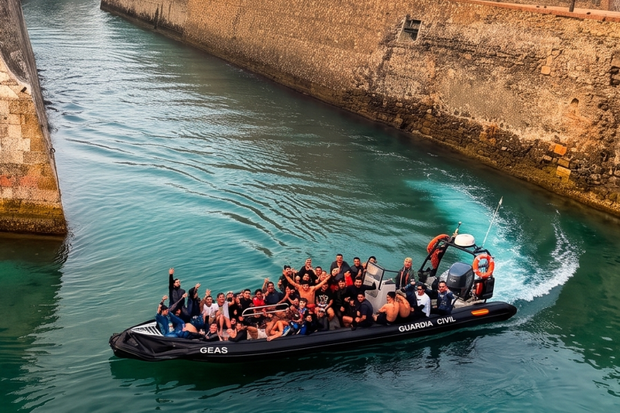 Ceuta al límite: AUGC exige la activación de un plan de emergencias nacional inmediato ante la peor crisis migratoria desde mayo de 2021