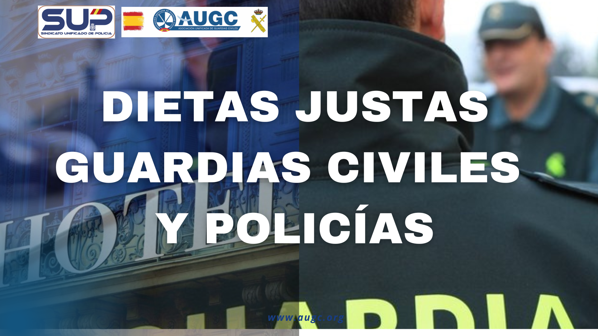La Guardia Civil contesta a una iniciativa de AUGC “se está trabajando en una propuesta para la actualización de las dietas"