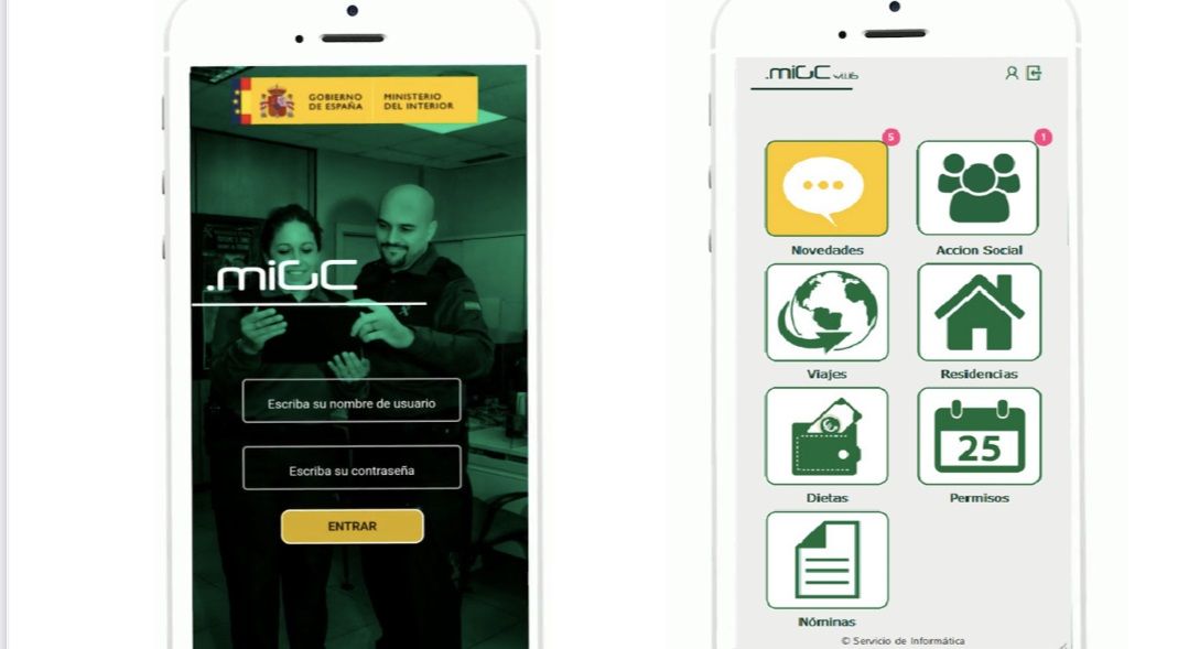 Acceso Web Movil .miGC