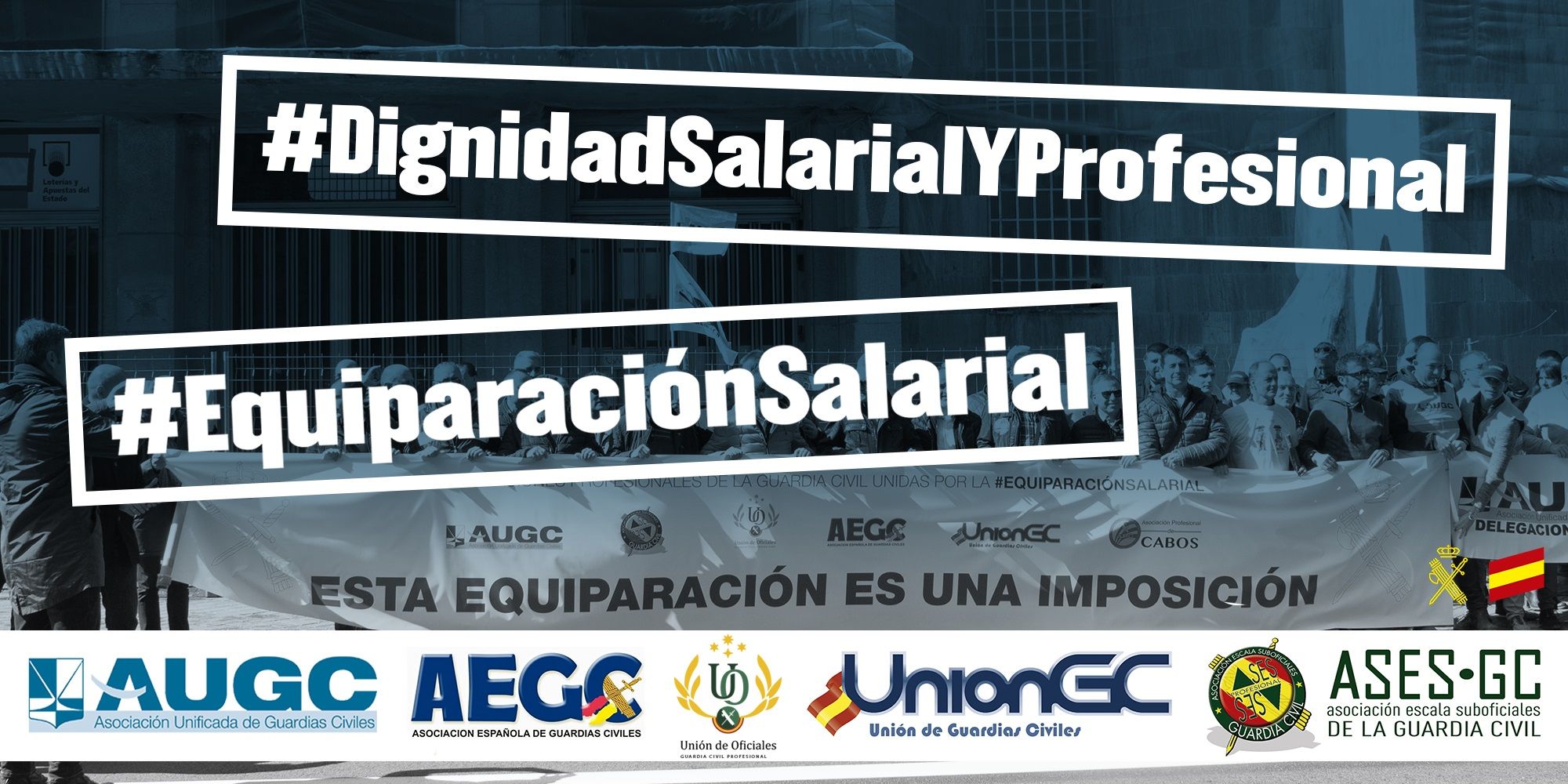 Gran repercusión de la campaña en Twitter lanzada desde AUGC en unidad de acción con otras asociaciones bajo la etiqueta #DignidadLaboralYProfesional