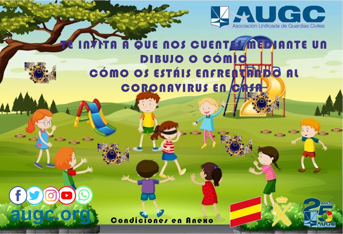 AUGC convoca un concurso de dibujo para que los más pequeños de la casa expresen cómo viven el confinamiento