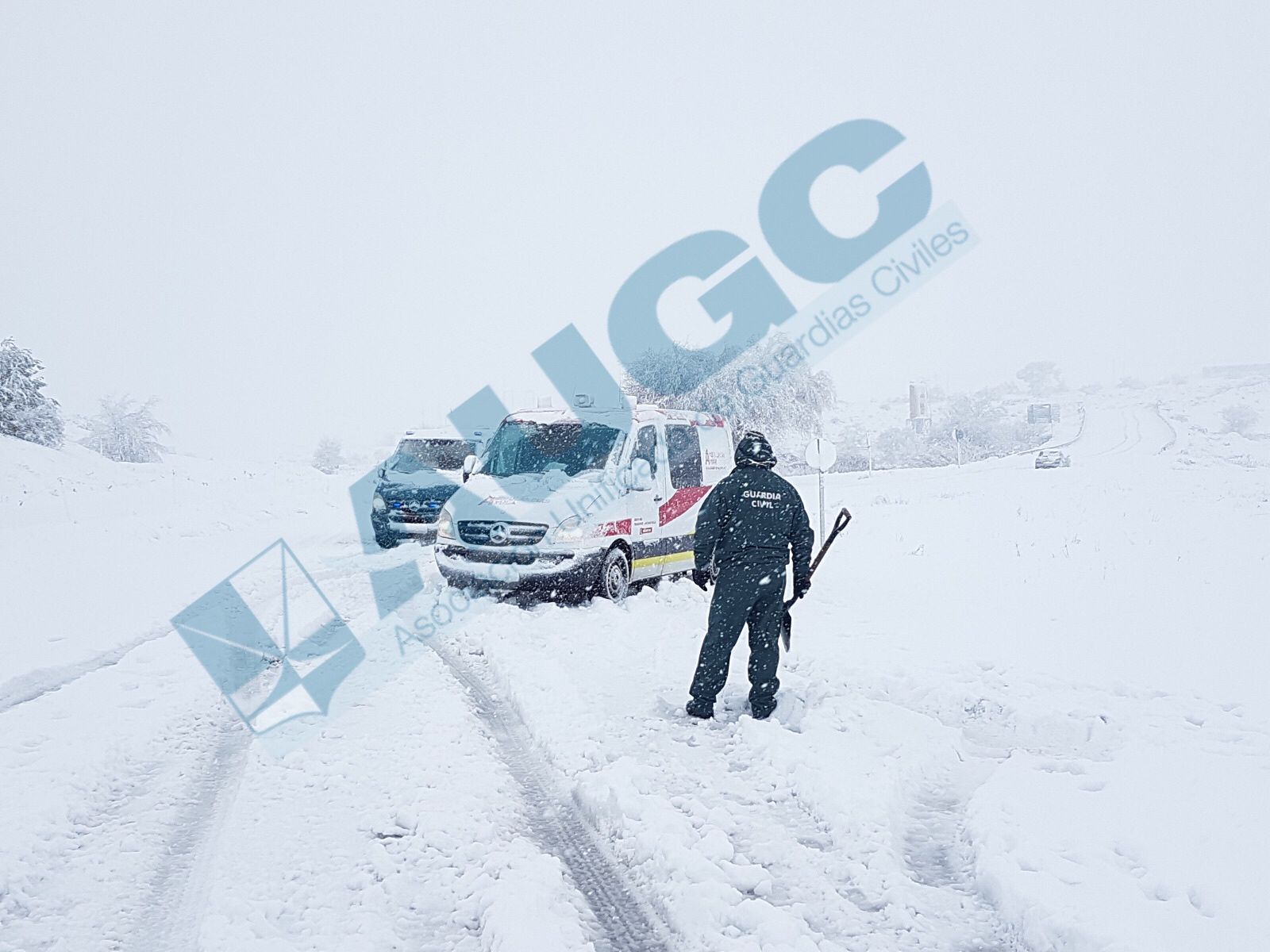 AUGC critica la falta de previsión del Gobierno ante las nevadas en Valencia