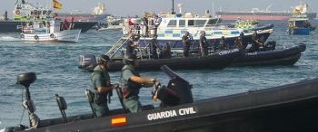 Interior abandona a los guardias civiles que trabajan en la zona fronteriza con Gibraltar
