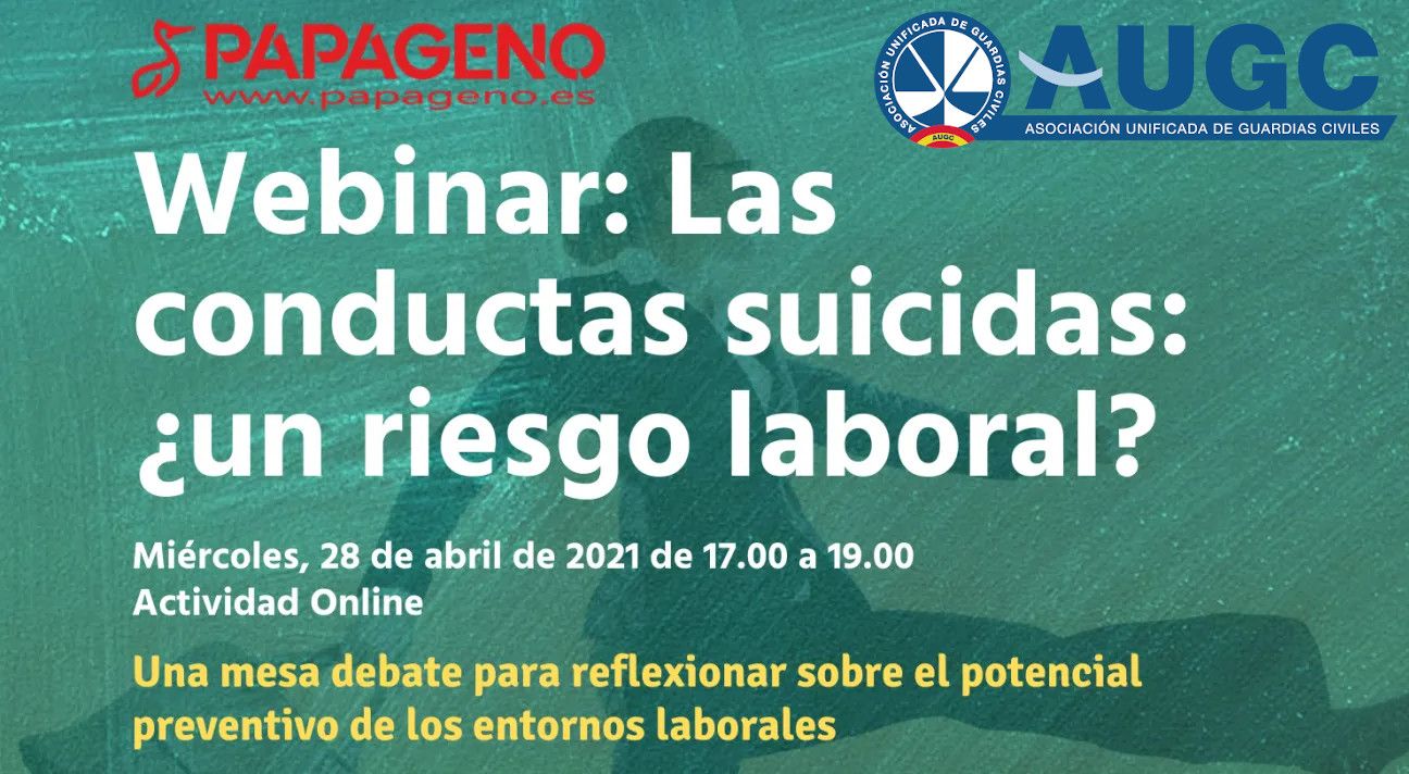 Webinar: "Las conductas suicidas: ¿un riesgo laboral?”.