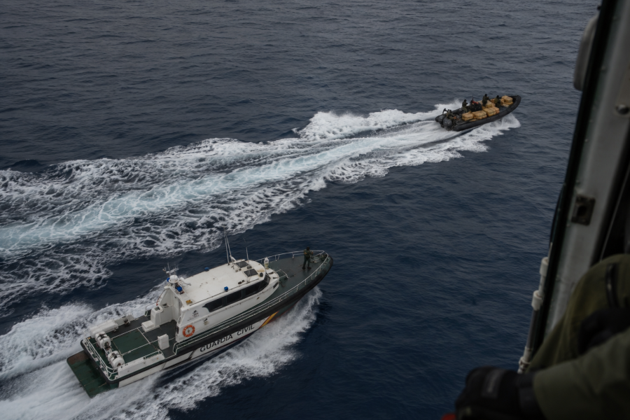 AUGC denuncia el vergonzoso abandono de los guardias civiles ante la espiral descontrolada del narcotráfico en la Frontera Sur