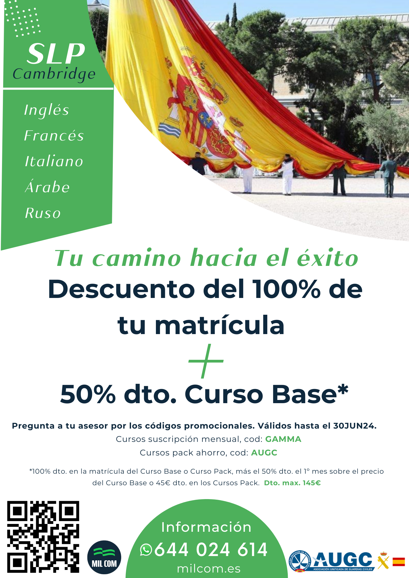 Aprende idiomas y prepara tu título con AUGC de la mano de MILCOM