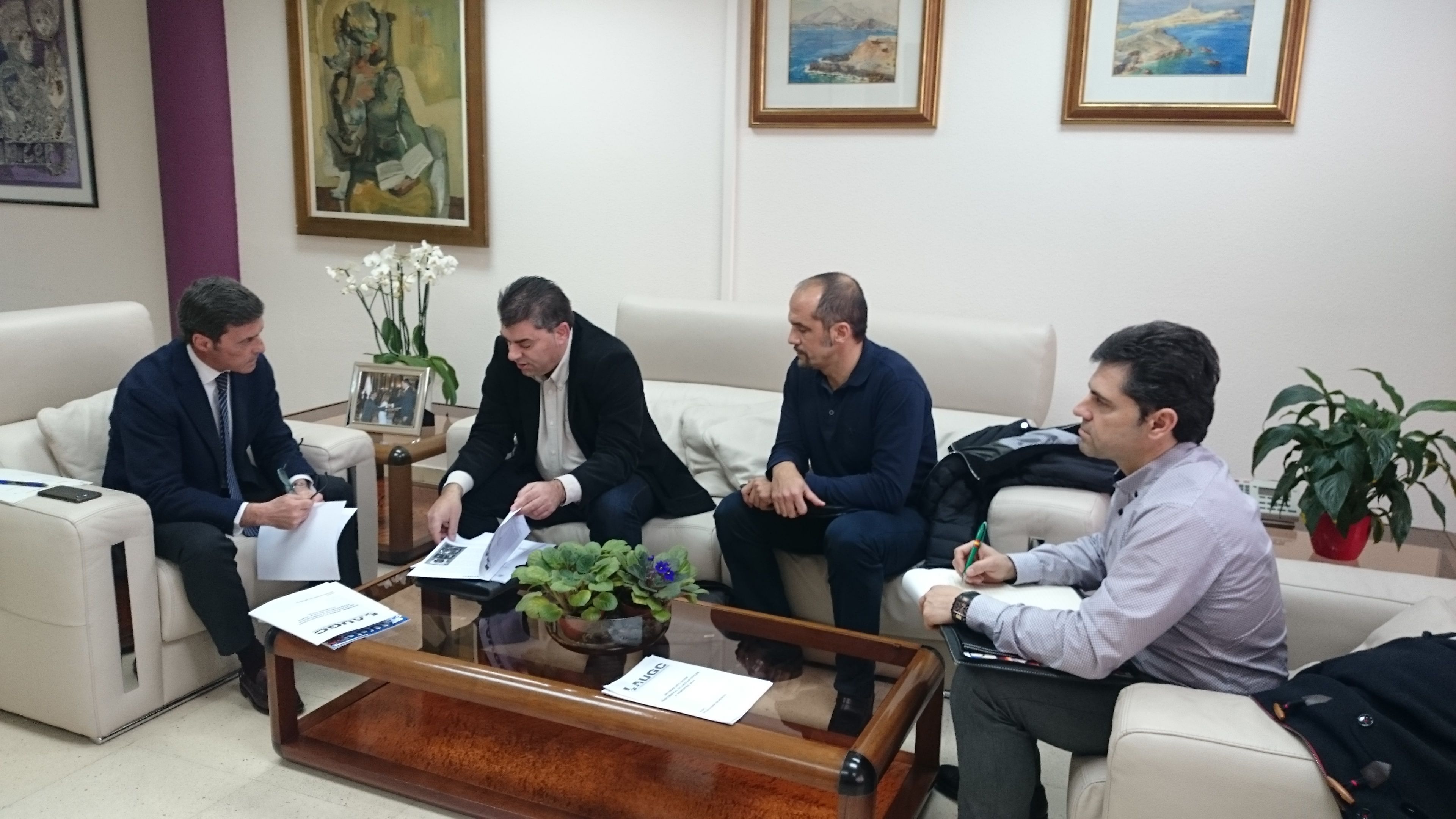 AUGC Murcia se reúne con el Delegado del Gobierno en la Región para trasladarse su preocupación por el descenso de plantilla