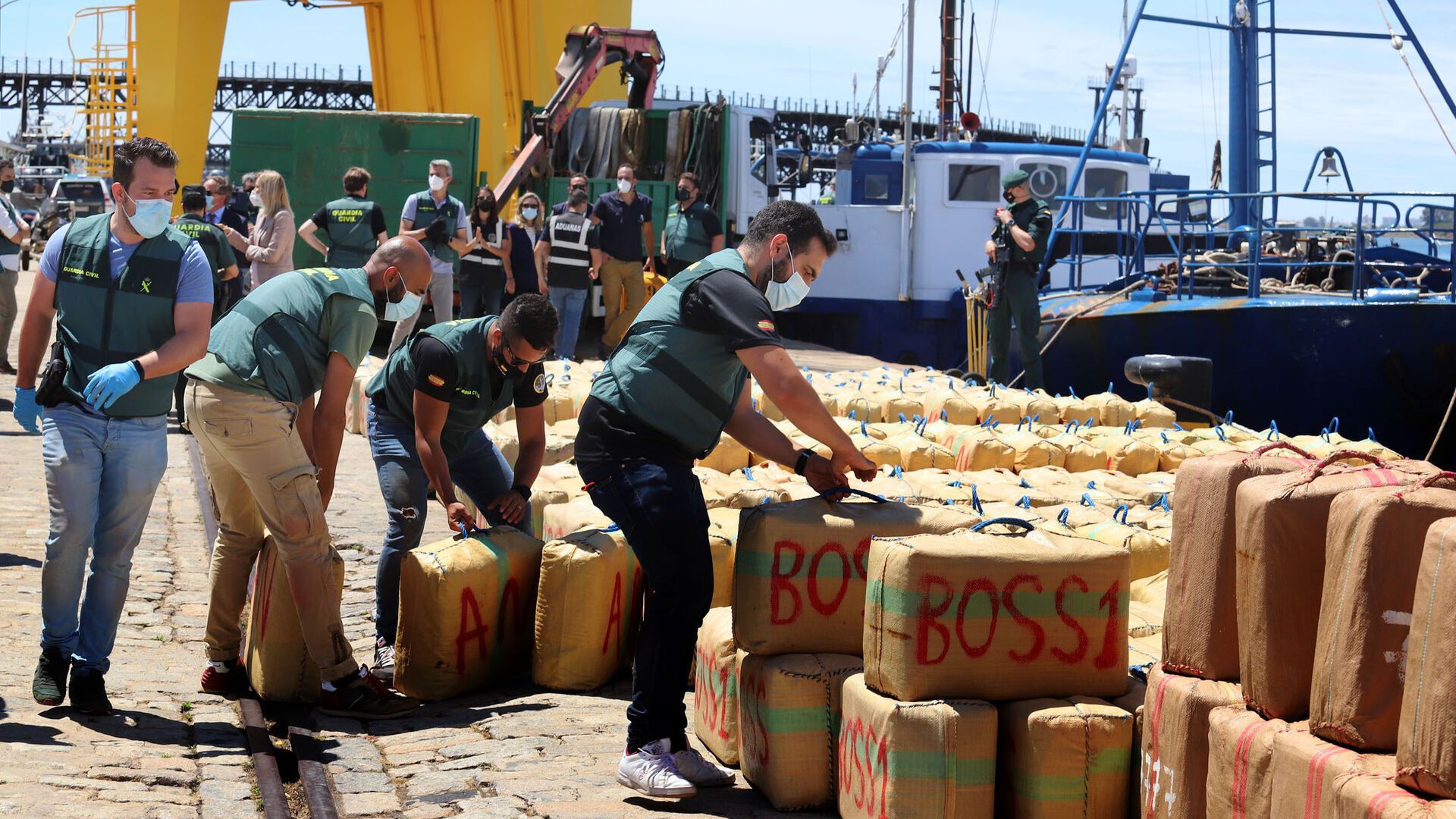 Los ministerios de Interior, Justicia y Fiscalía estrechan la colaboración en la lucha contra el narcotráfico en el Campo de Gibraltar