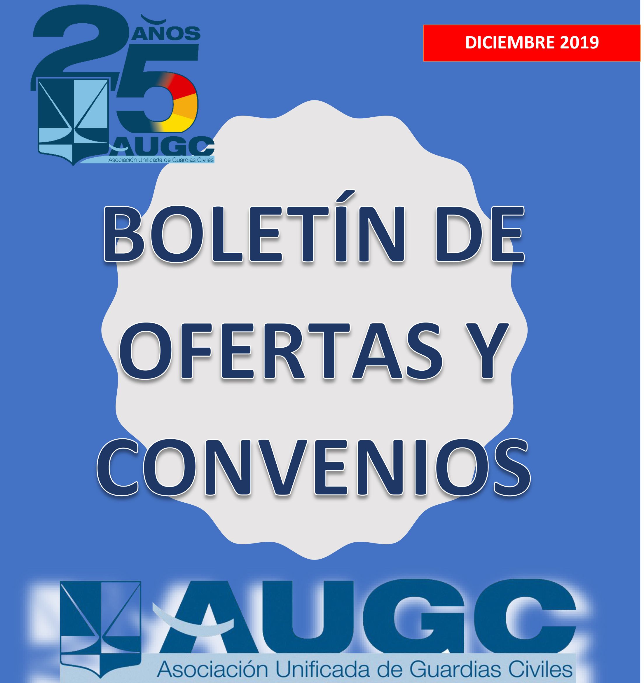 Ya está disponible el catálogo de ofertas y convenios de diciembre para afiliados de AUGC