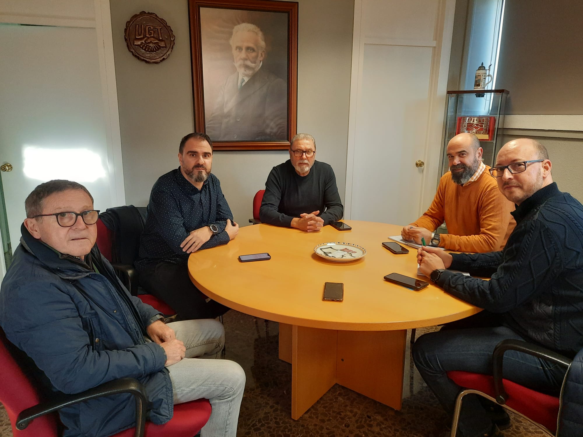 AUGC Sevilla se reúne con el Secretario General de UGT en la provincia para exponer las cuestiones que preocupan a los Guardias Civiles