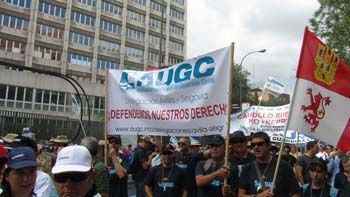 PARTICIPACIÓN EN LA MANIFESTACIÓN DEL 18-S DE LOS MIEMBROS DE LA DELEGACIÓN de ÁVILA-SEGOVIA