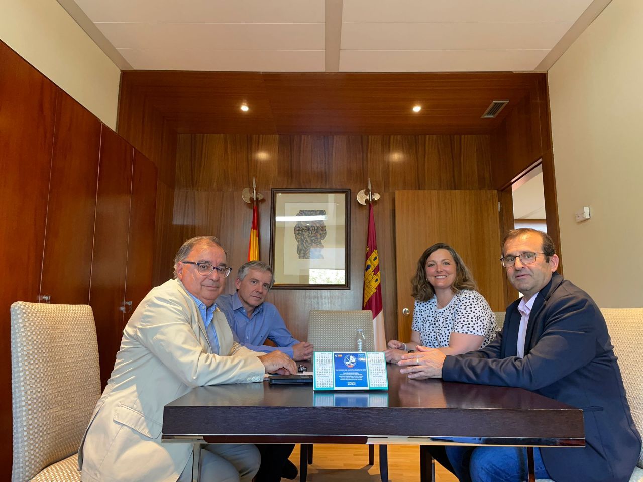 Reunión de AUGC y PSOE mantenida en las Cortes de Castilla-La Mancha
