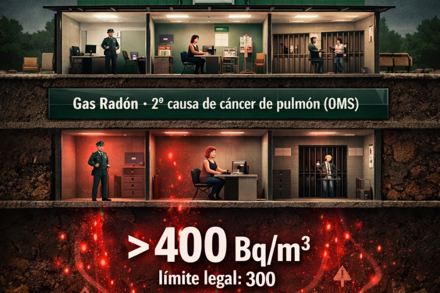 La Amenaza Silenciosa en la Guardia Civil de A Coruña: Exposición al Gas Radón y Riesgo para la Seguridad Ciudadana