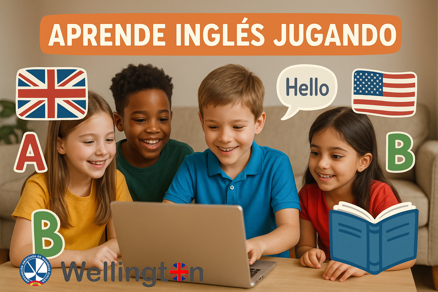 ¿Quieres que tus hijos aprendan Inglés durante este verano? Solicita las becas para familiares de afiliados/as de AUGC subvencionadas al 100%