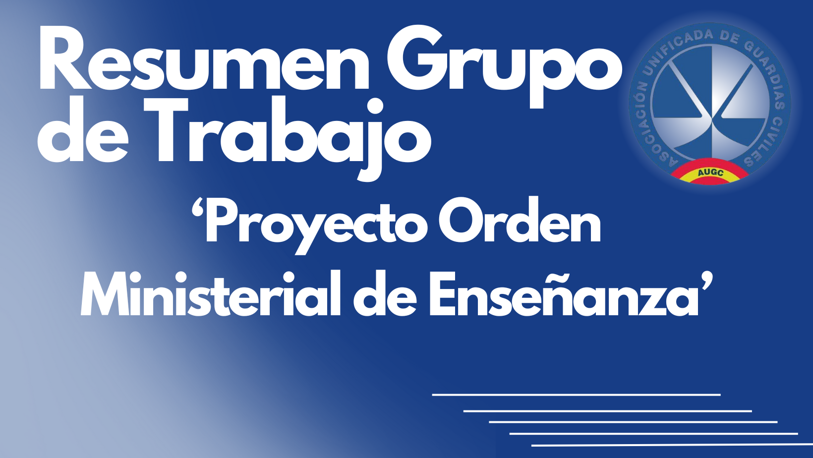 Resumen Grupo de Trabajo pOM Enseñanza