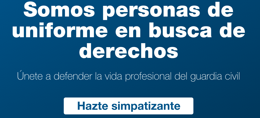 Simpatizante de AUGC: Creamos una iniciativa nacional para fomentar el mantenimiento del prestigio, imagen y dignidad del Guardia Civil