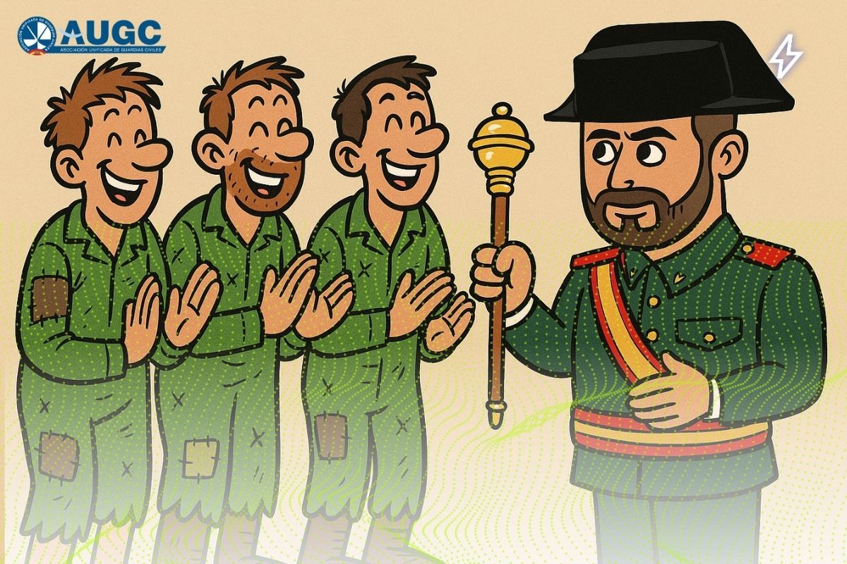 AUGC denuncia la falta de medios en el Servicio Marítimo mientras se organiza una colecta para adquirir un bastón de mando