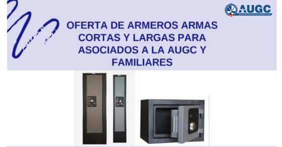 AUGC acuerda con la empresa de seguridad ANLOAR una oferta sobre el precio de sus armeros y cajas fuertes