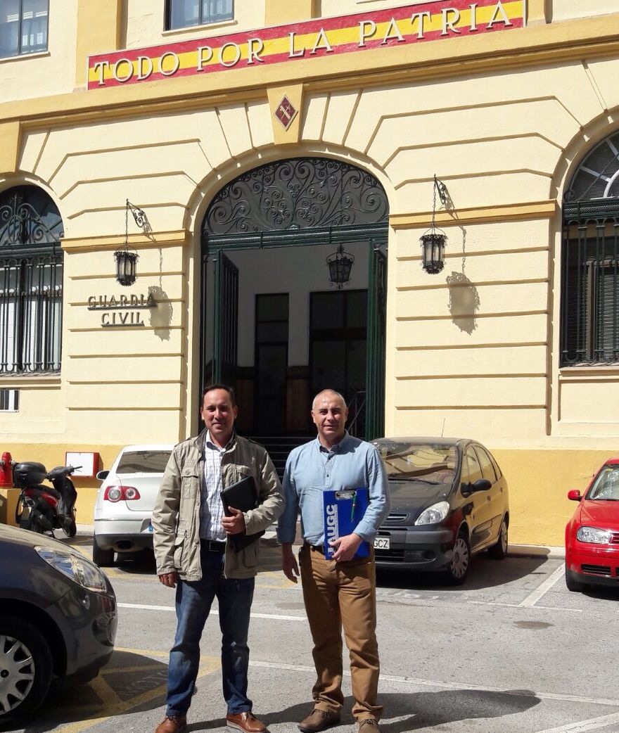 AUGC se reúne con el General Jefe de la Zona de Andalucía para trasladarle los problemas de los guardias civiles en esa comunidad